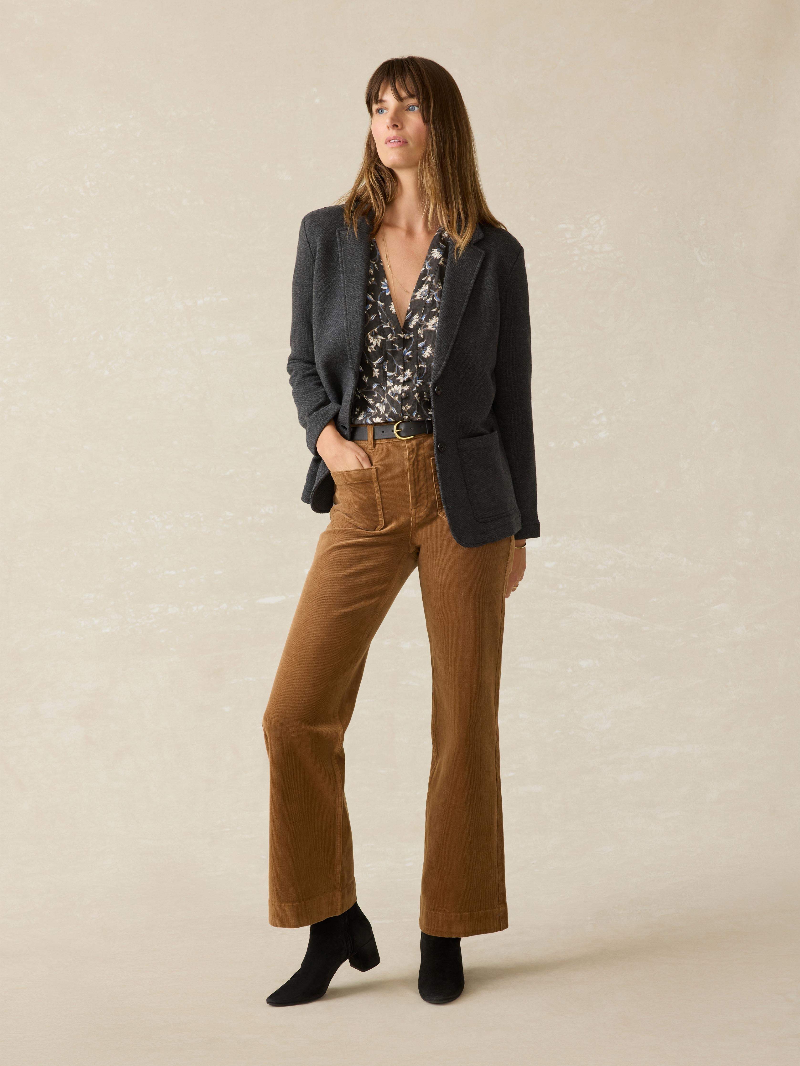 Inlet Knit Blazer - Black Sky Melange Secondary image