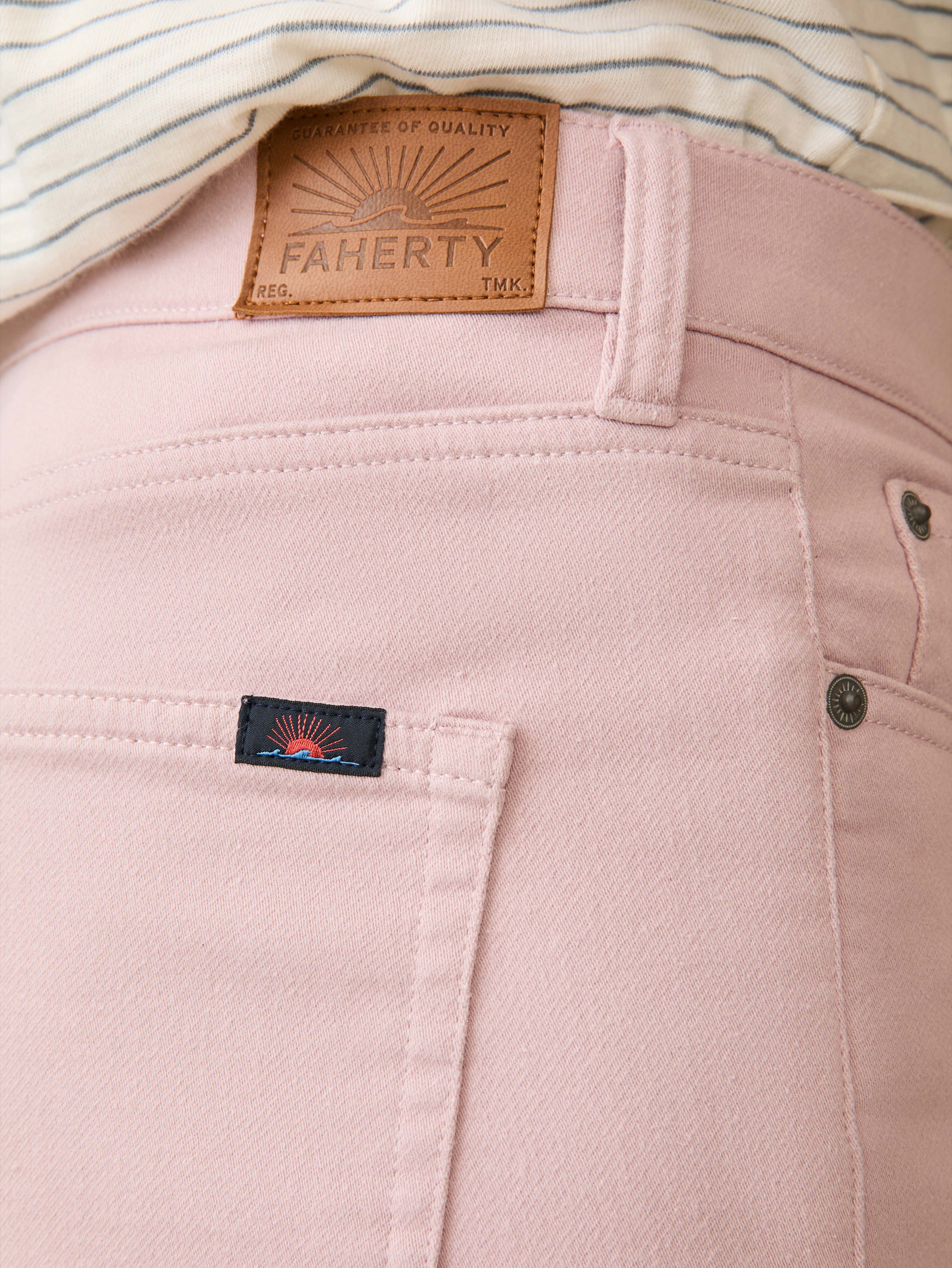 Stretch Terry 5-Pocket - Spring Quartz Secondary image