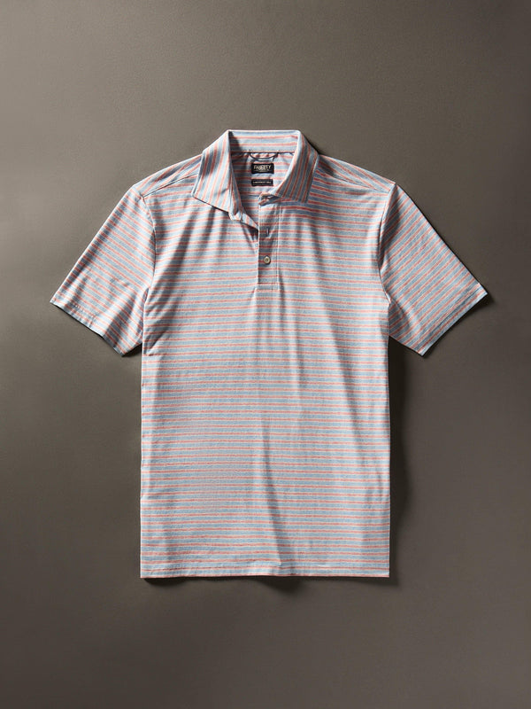 Short-Sleeve Movement™ Polo Shirt - Horizon Line Stripe
