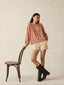 Annalise Blouse - Sunset Gingham