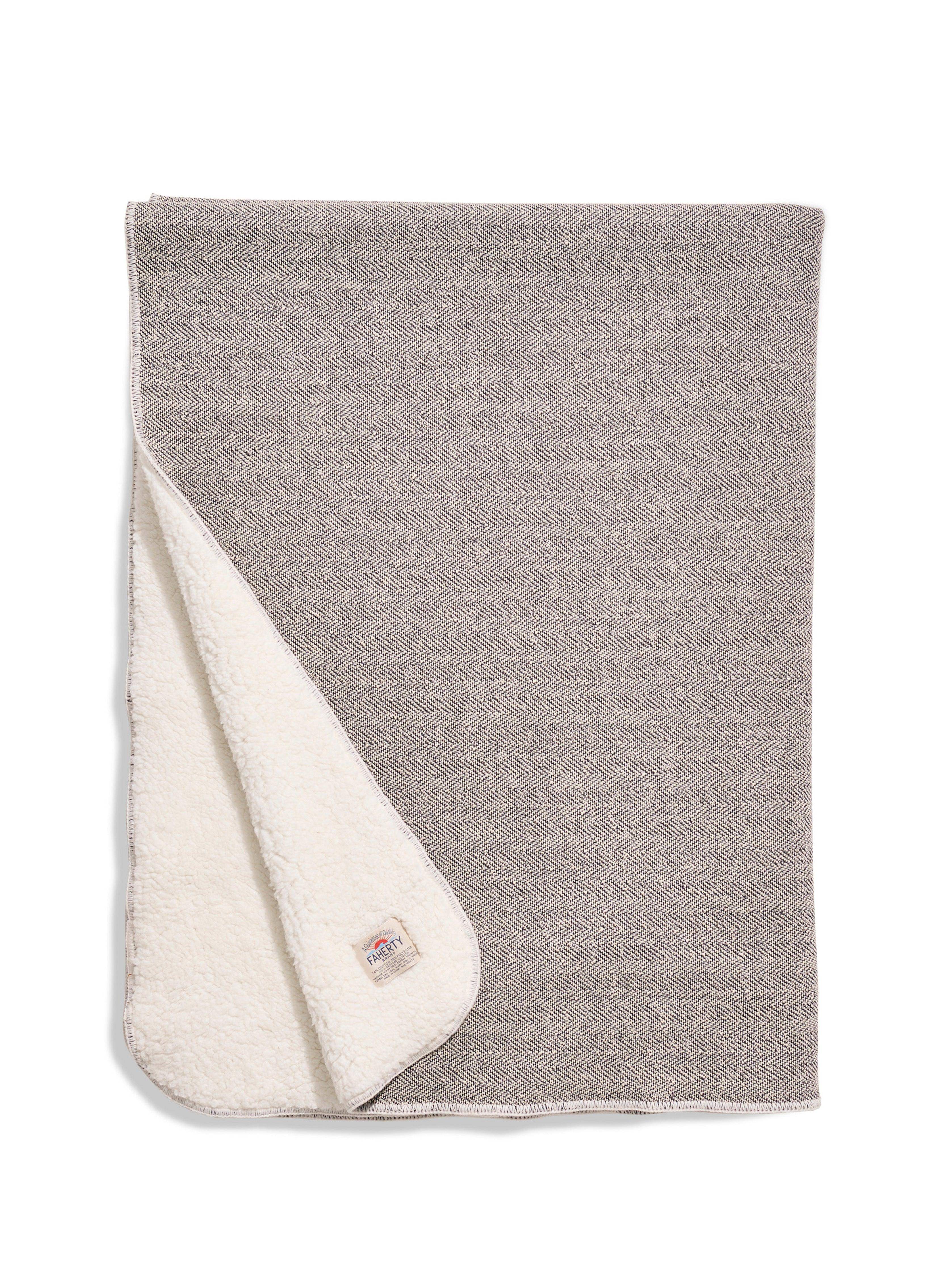 Whitewater High Pile Fleece Blanket - Latte Main image