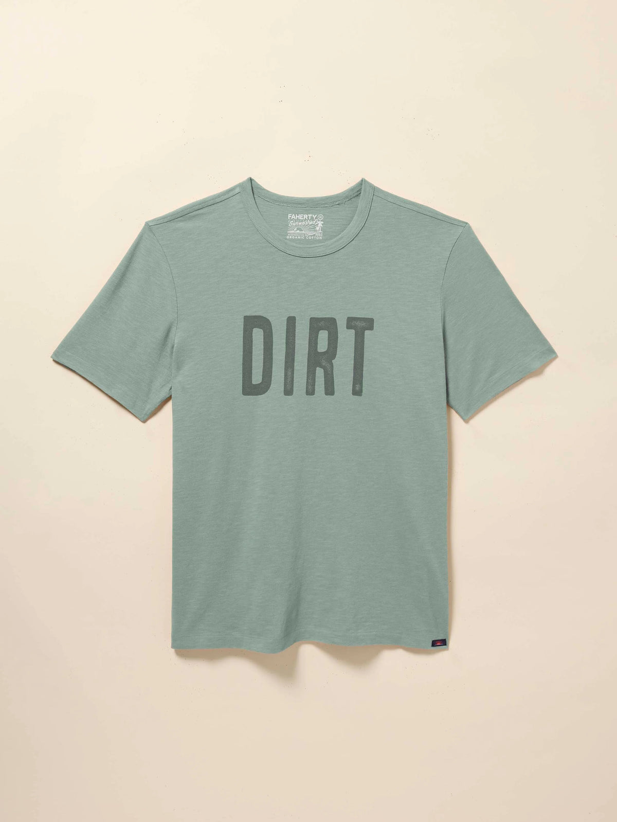 DIRT Sunwashed Regenerative Cotton Tee - Sage Creek Main image