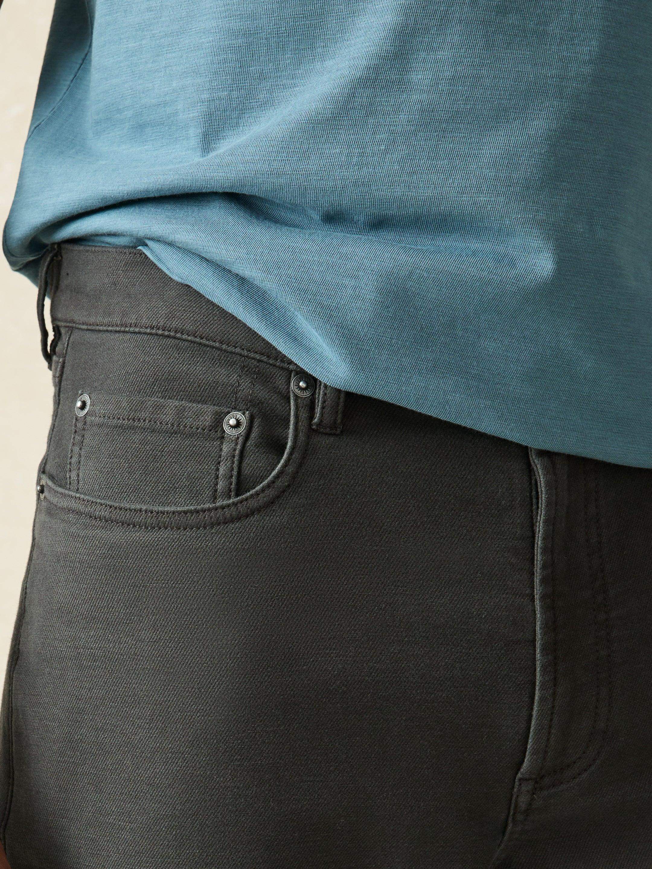 Stretch Terry 5-Pocket Athletic Fit - Onyx Black Secondary image