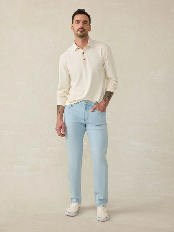 Stretch Terry Indigo 5 Pocket - Riverbend Wash