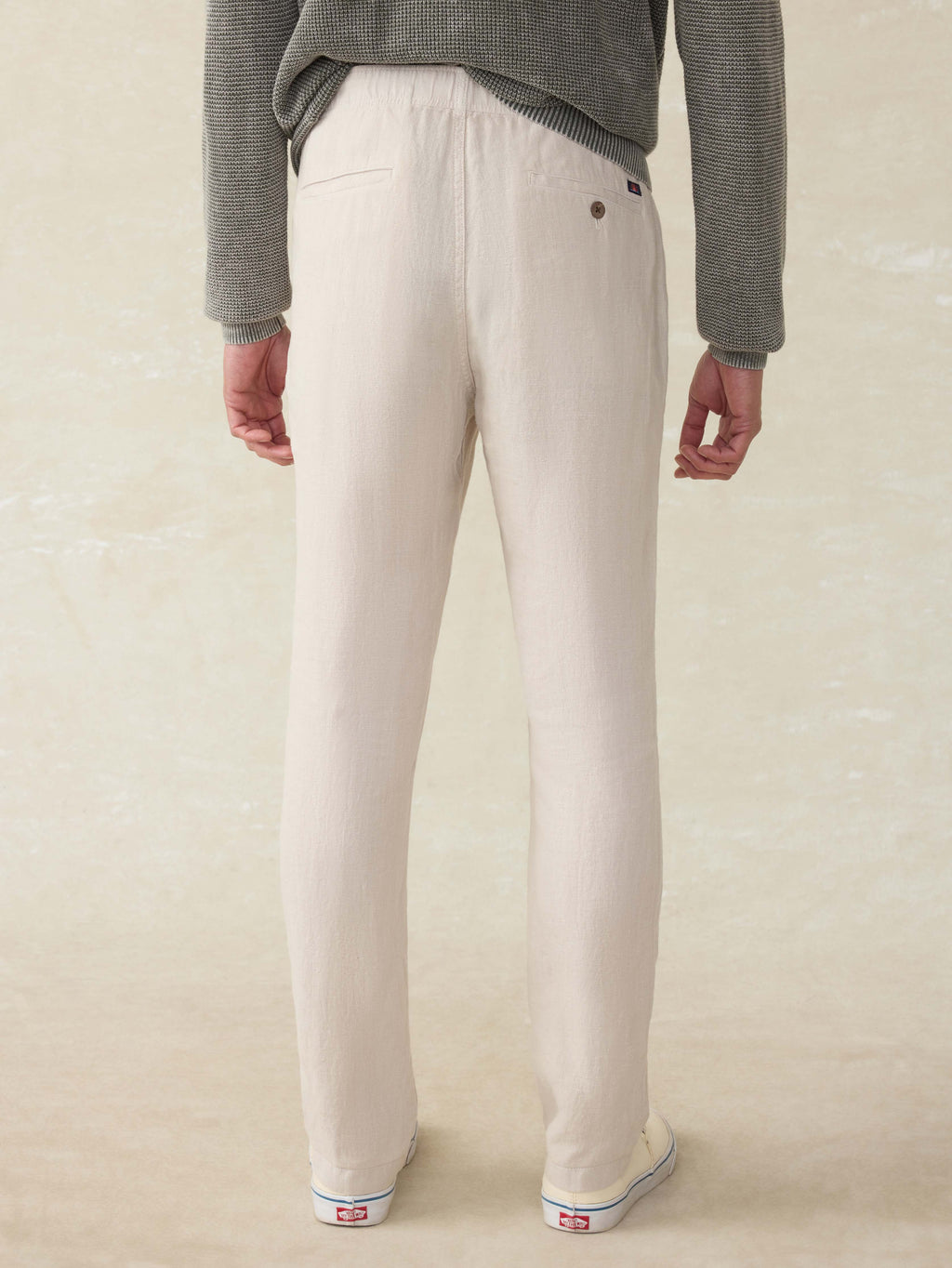 Linen Drawstring Pant - Weathered Sand