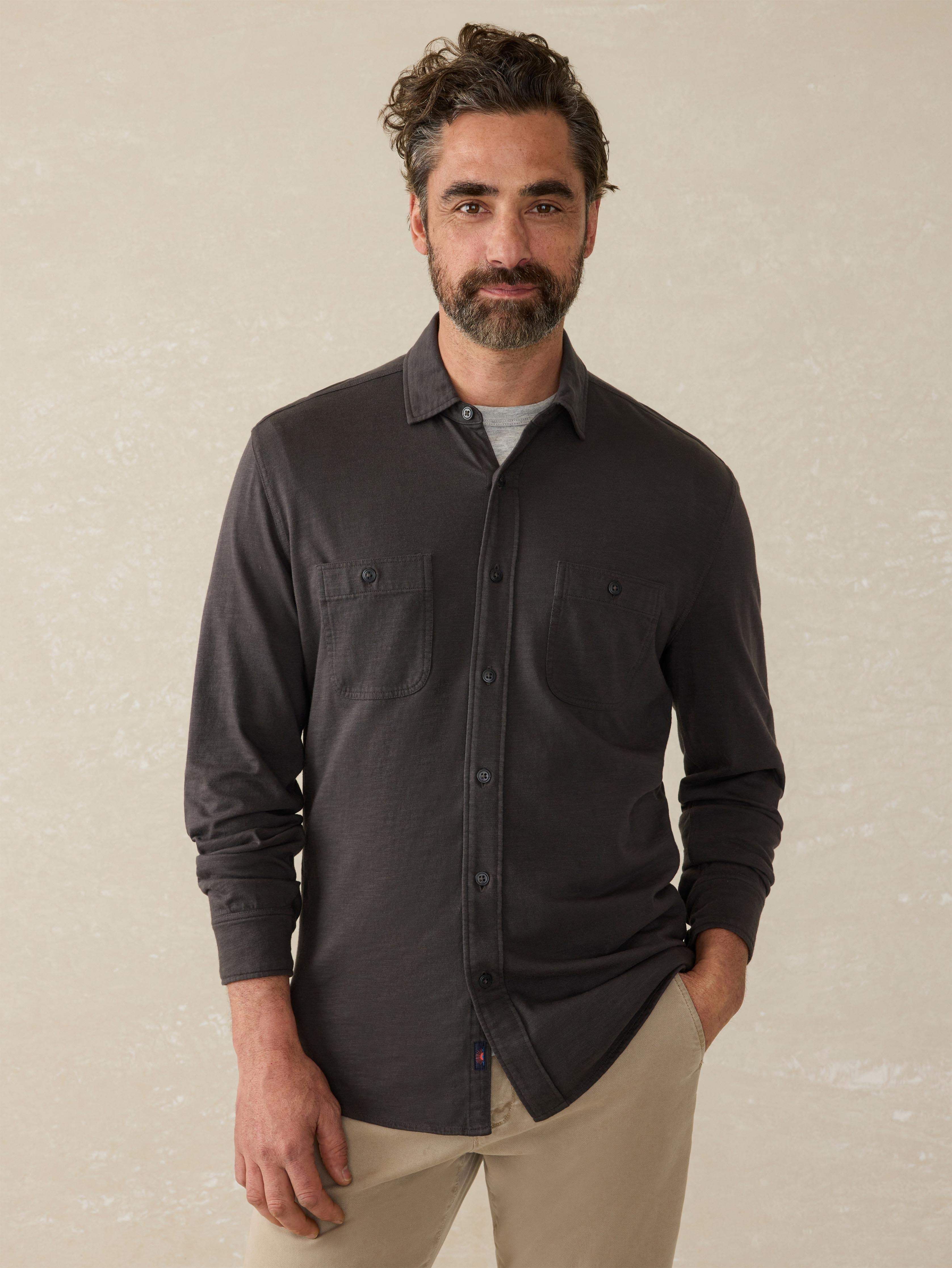 Sunwashed Knit Shirt - Washed Black Main image