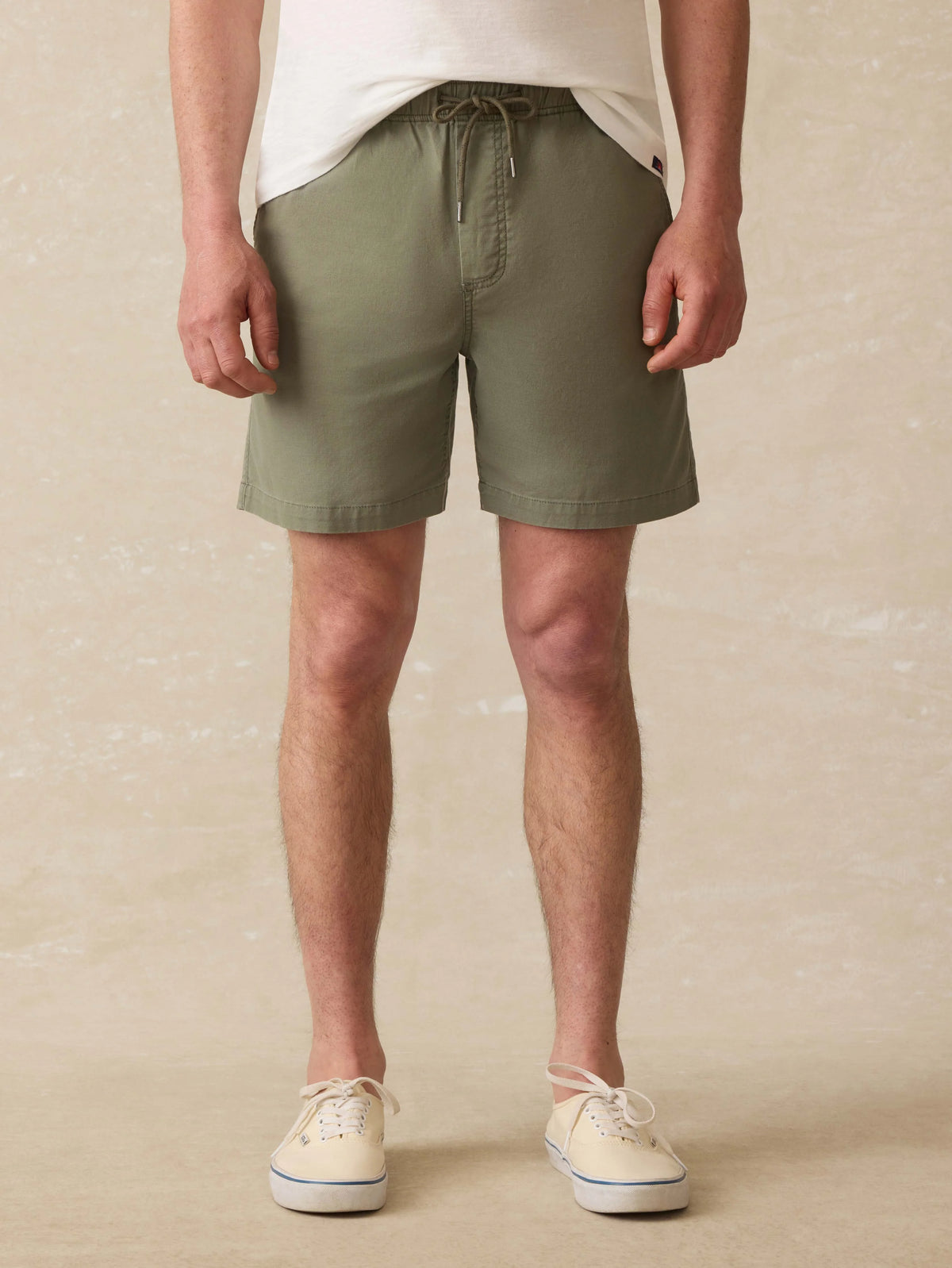 Essential Drawstring Short - Desert Olive Main image