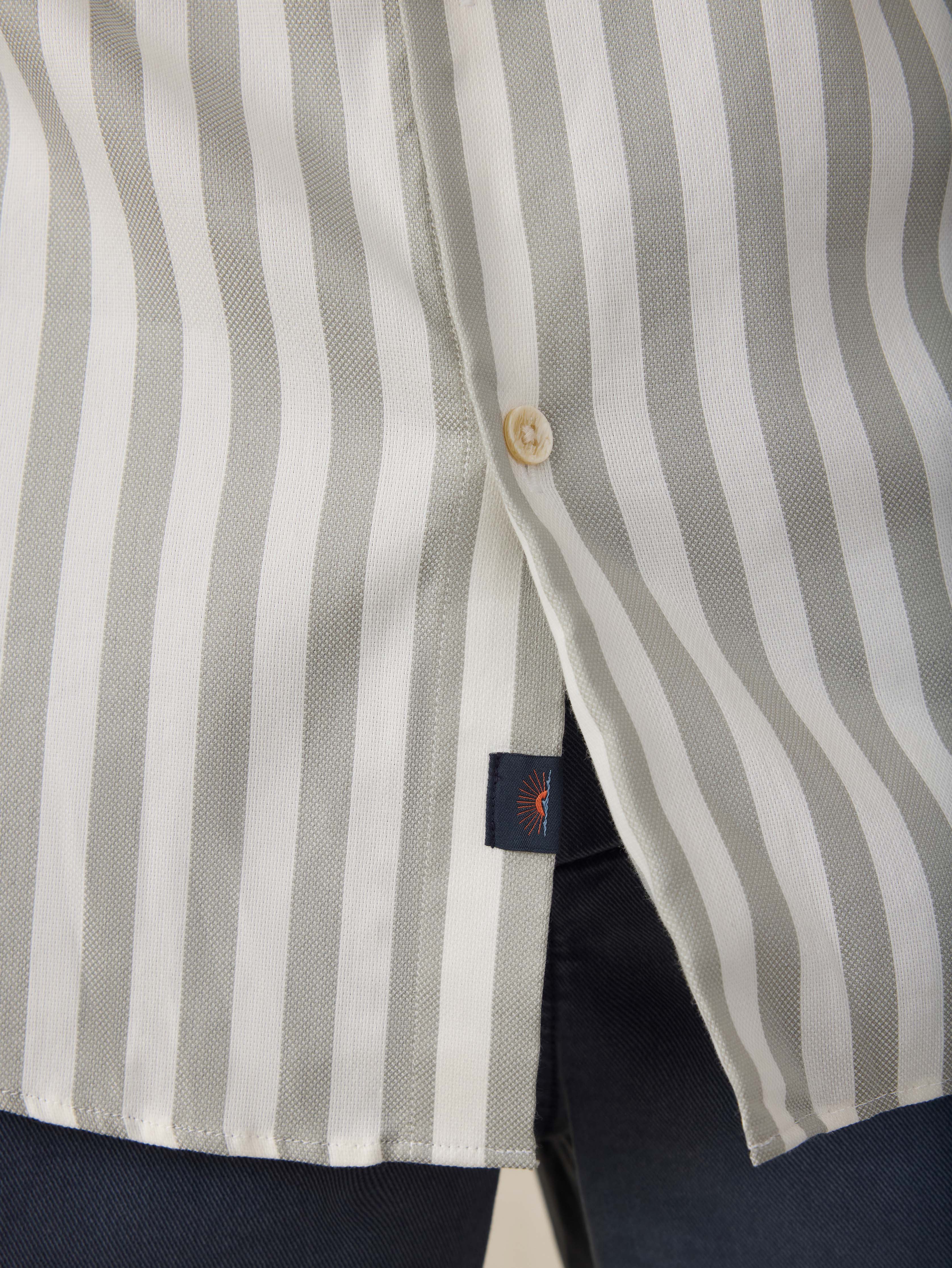 Short-Sleeve Movement™ Monterey Shirt - Clover Valley Stripe Secondary image