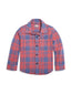 Kids Legend™ Sweater Shirt - Rose Blue Check