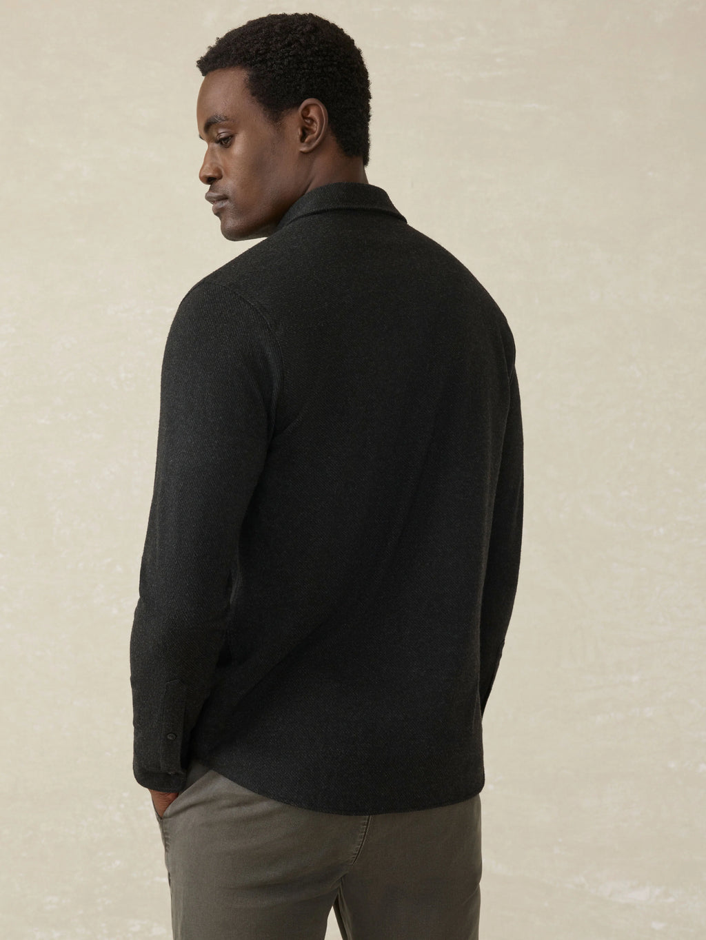 Legend™ Sweater Shirt - Heathered Black Twill