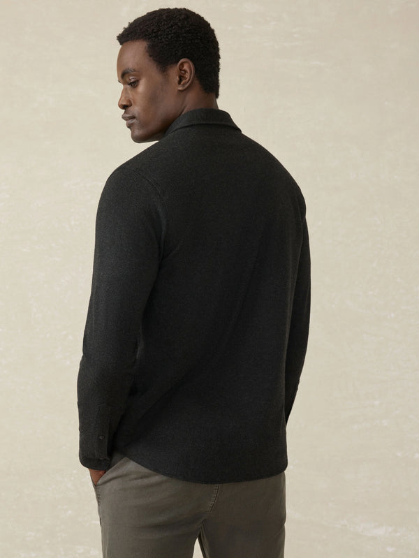 Legend™ Sweater Shirt - Heathered Black Twill