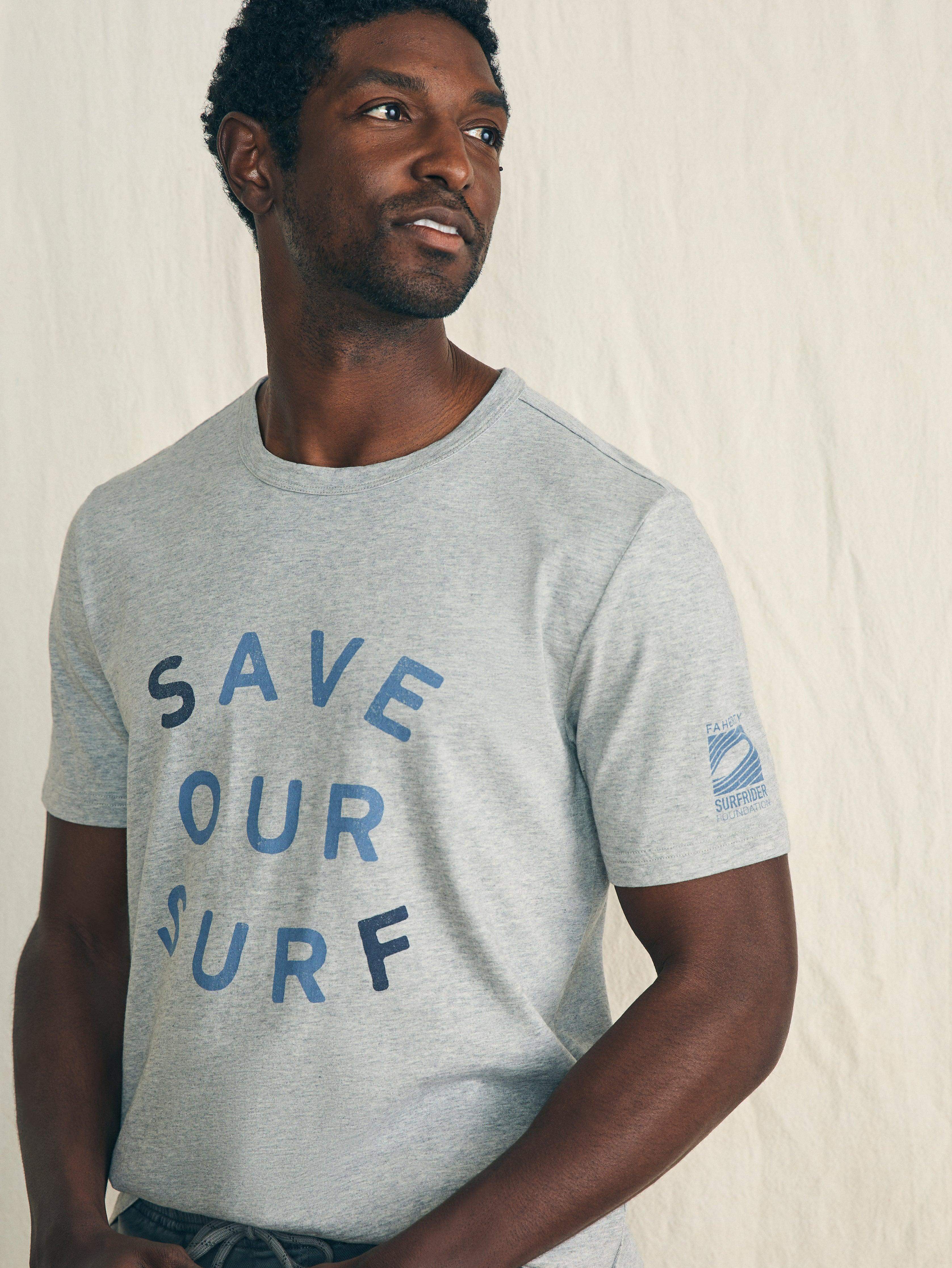 Short-Sleeve Surfrider Sunwashed Tee - Heather Grey Secondary image