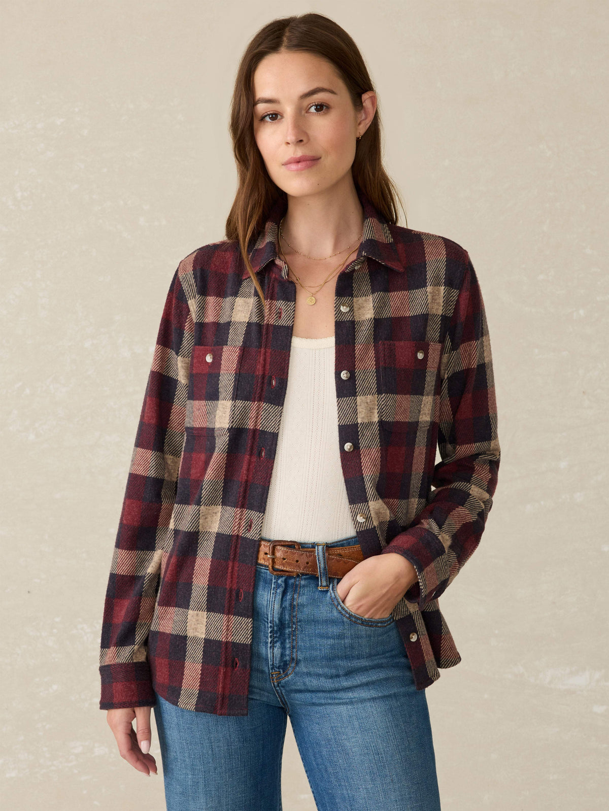 Legend™ Sweater Shirt - Burchfield Plaid Main image