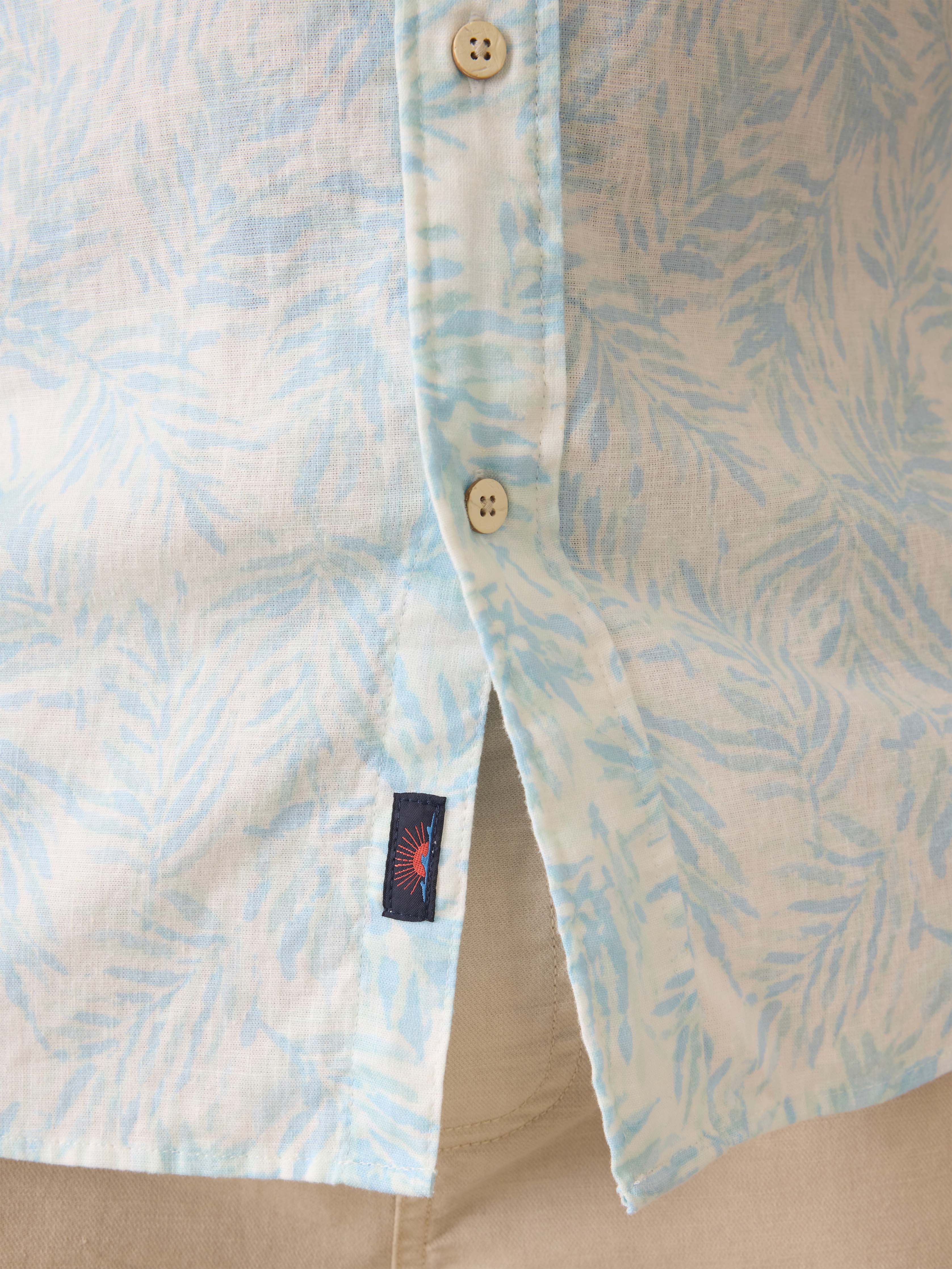 Short-Sleeve Breeze Shirt - Sky Beach Foliage Secondary image