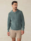 Washed Cotton Sweater Hoodie - Mountain Olive