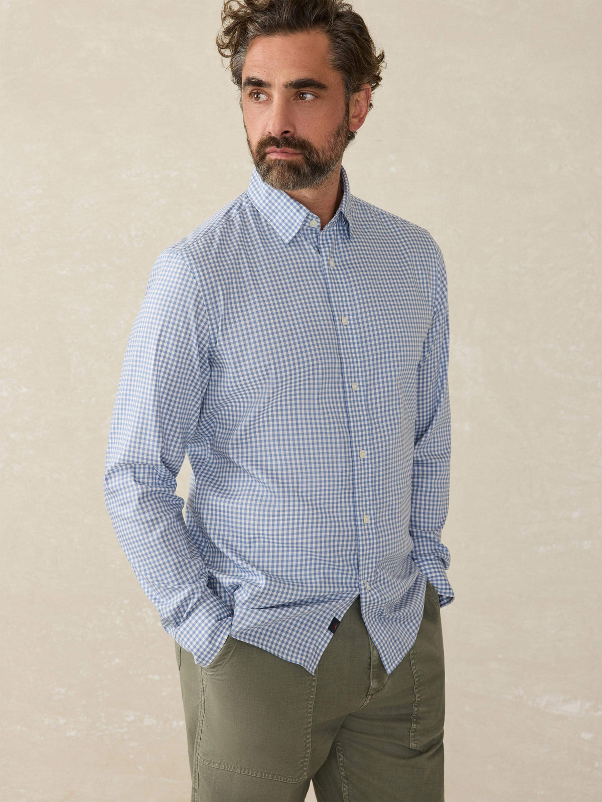 Movement™ Shirt - Light Blue Gingham Main image