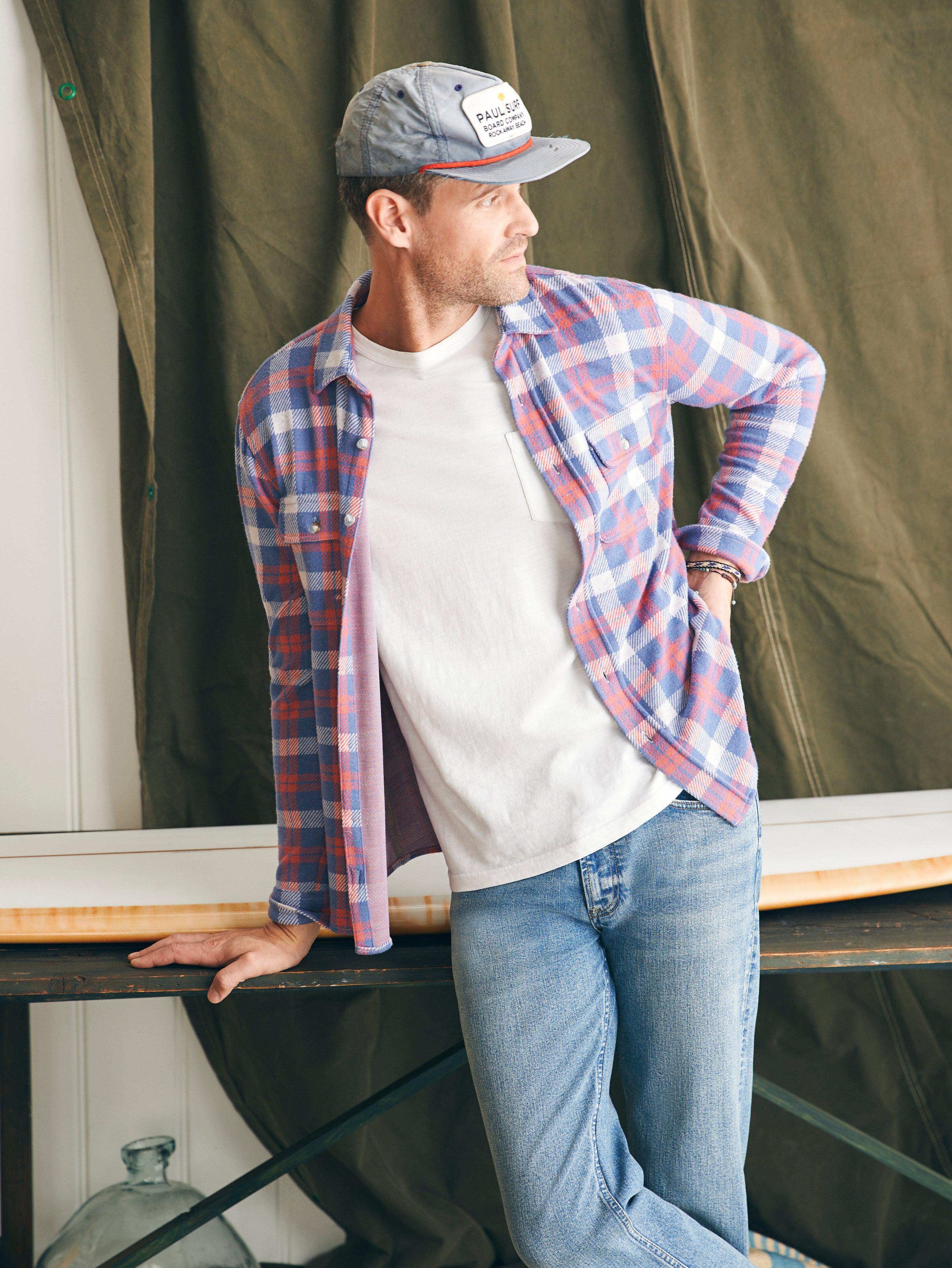 Legend™ Sweater Shirt (Tall) - Viewpoint Rose Plaid Main image