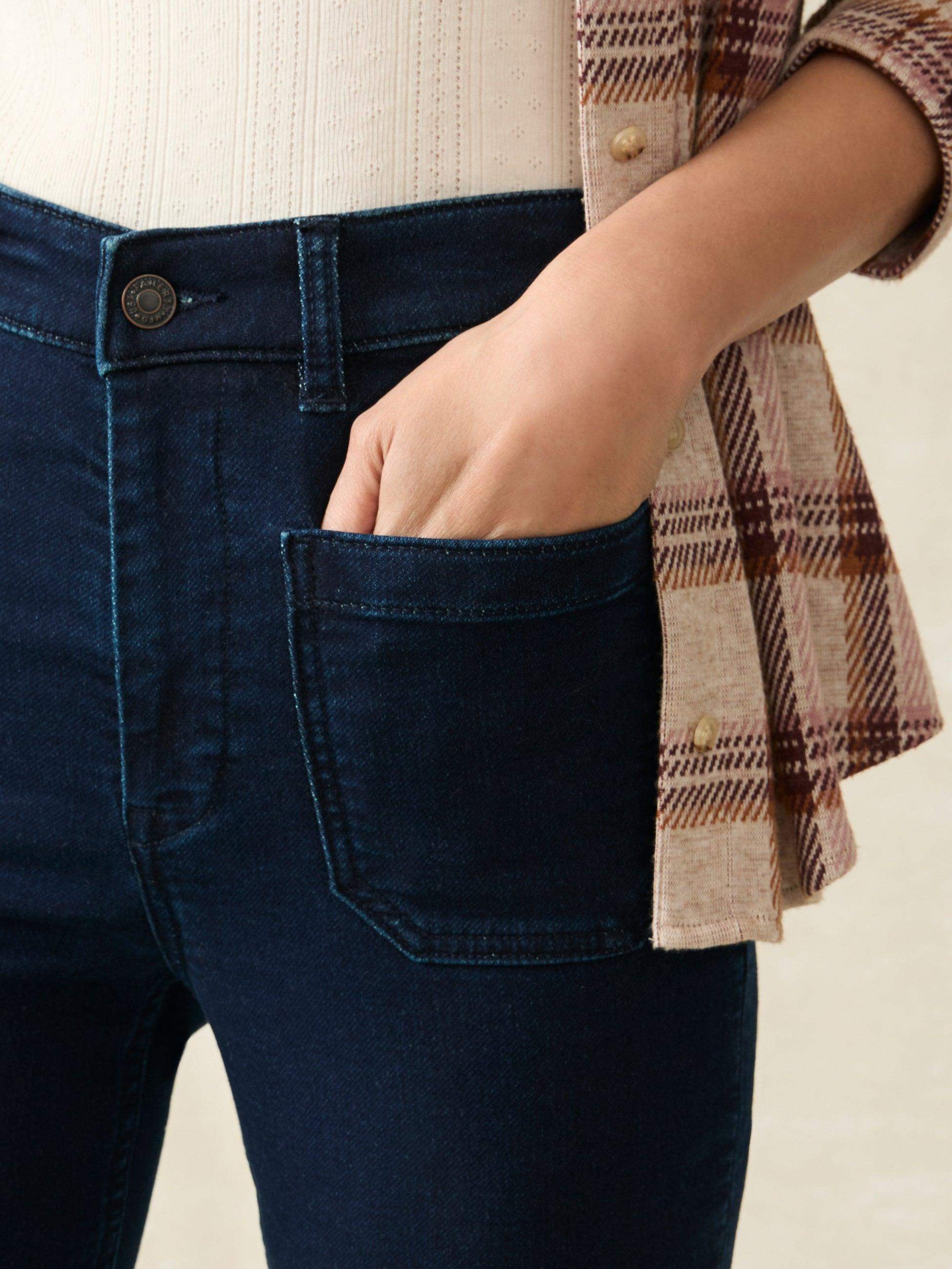 Stretch Terry Patch Pocket Pant - Clermont Wash Secondary image