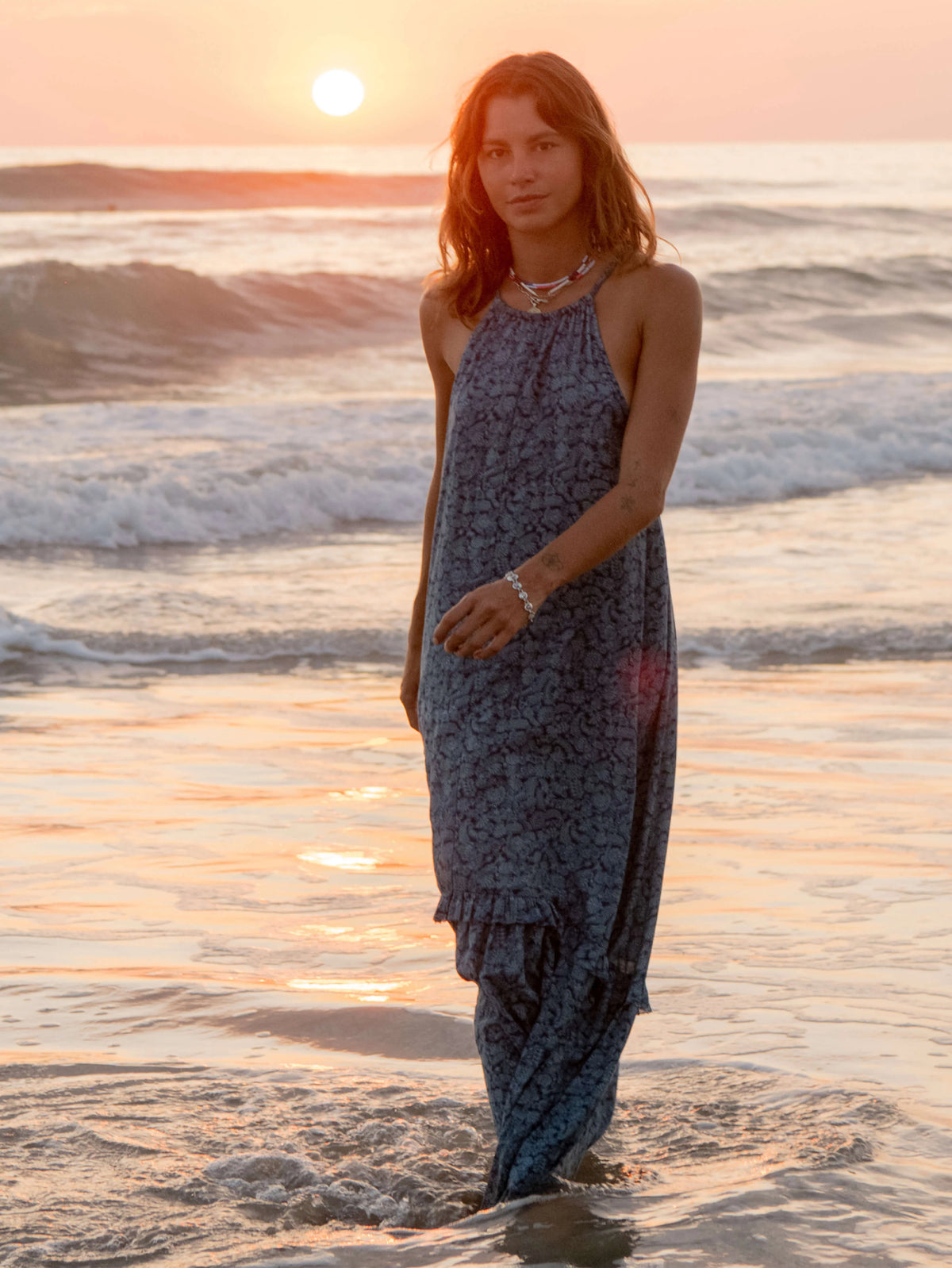 Amelia Dress - Azure Belmonte Floral Main image