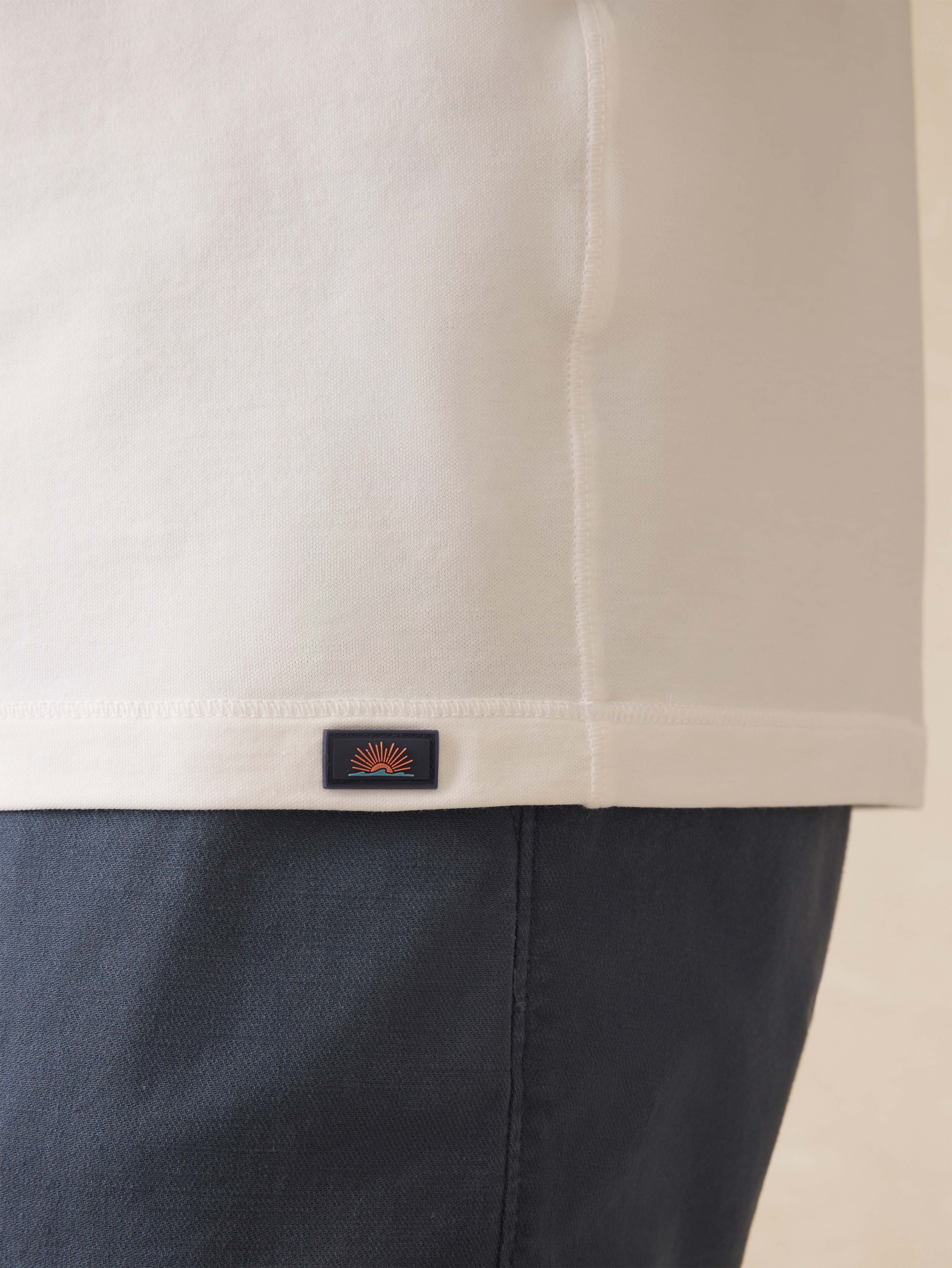 Short-Sleeve Shorelite UPF Tee - White Surf Stripe Secondary image