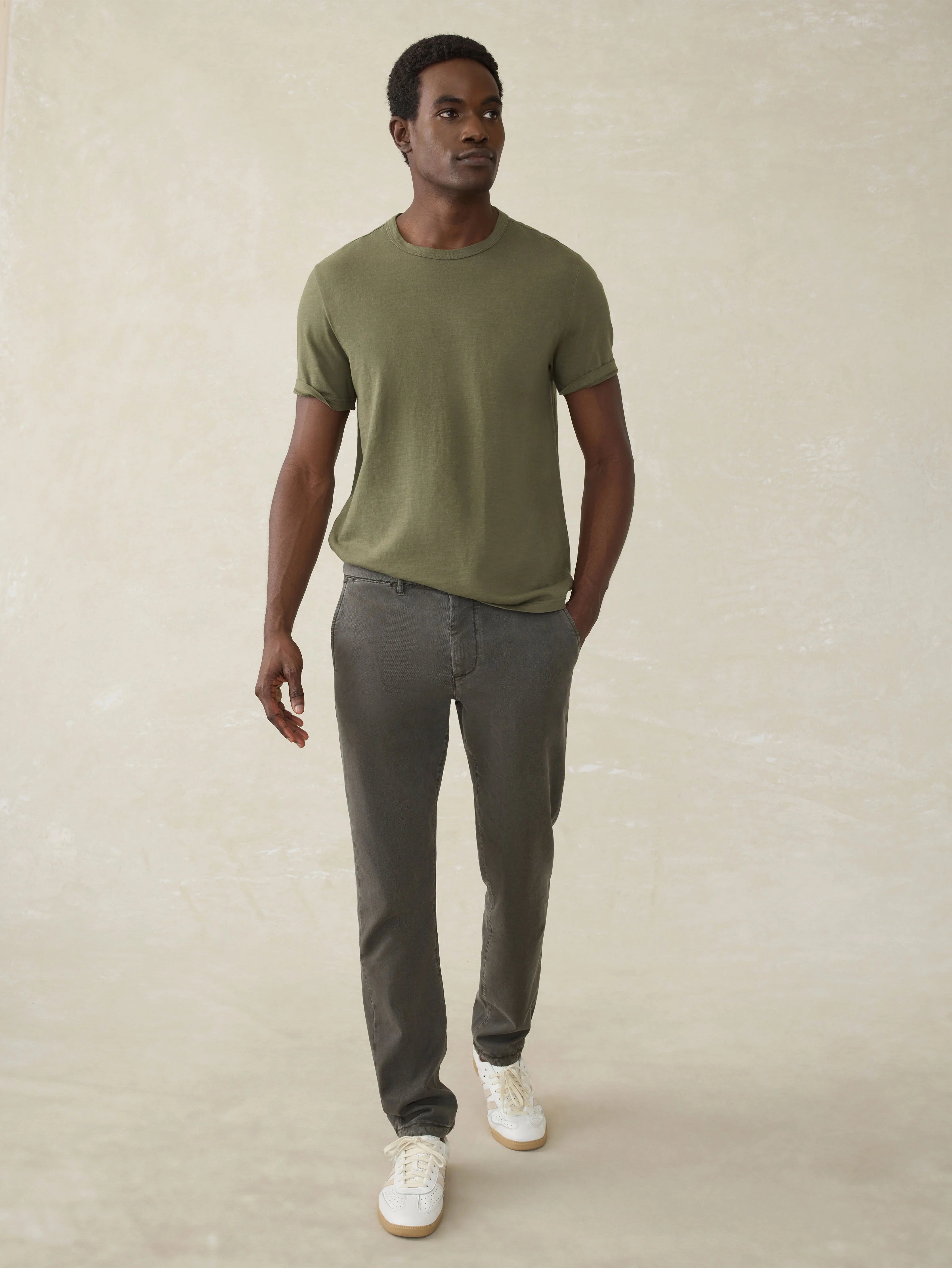 Coastline Stretch Chino - Faded Black Secondary image