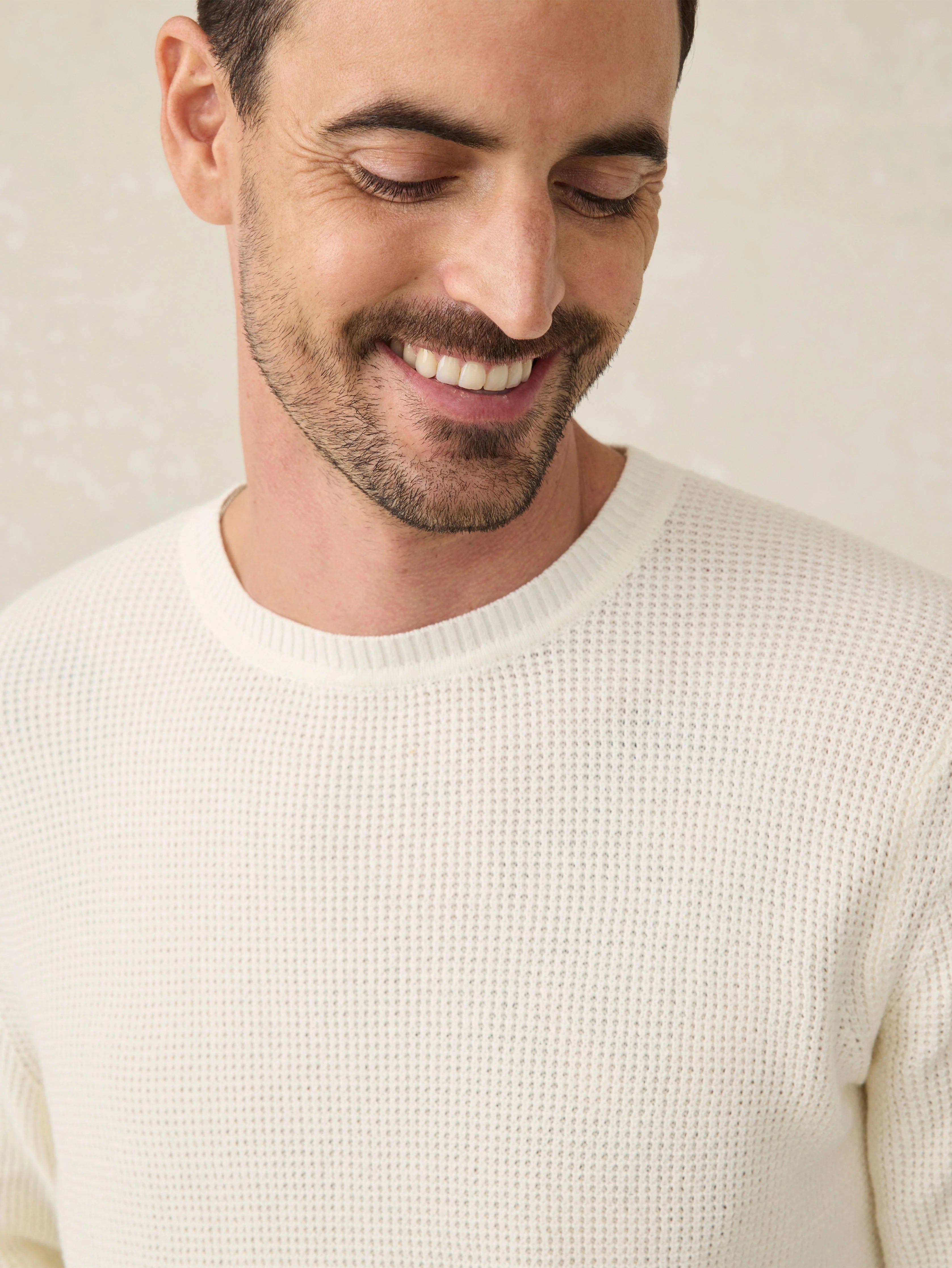 Sunwashed Crewneck Sweater - White Shell