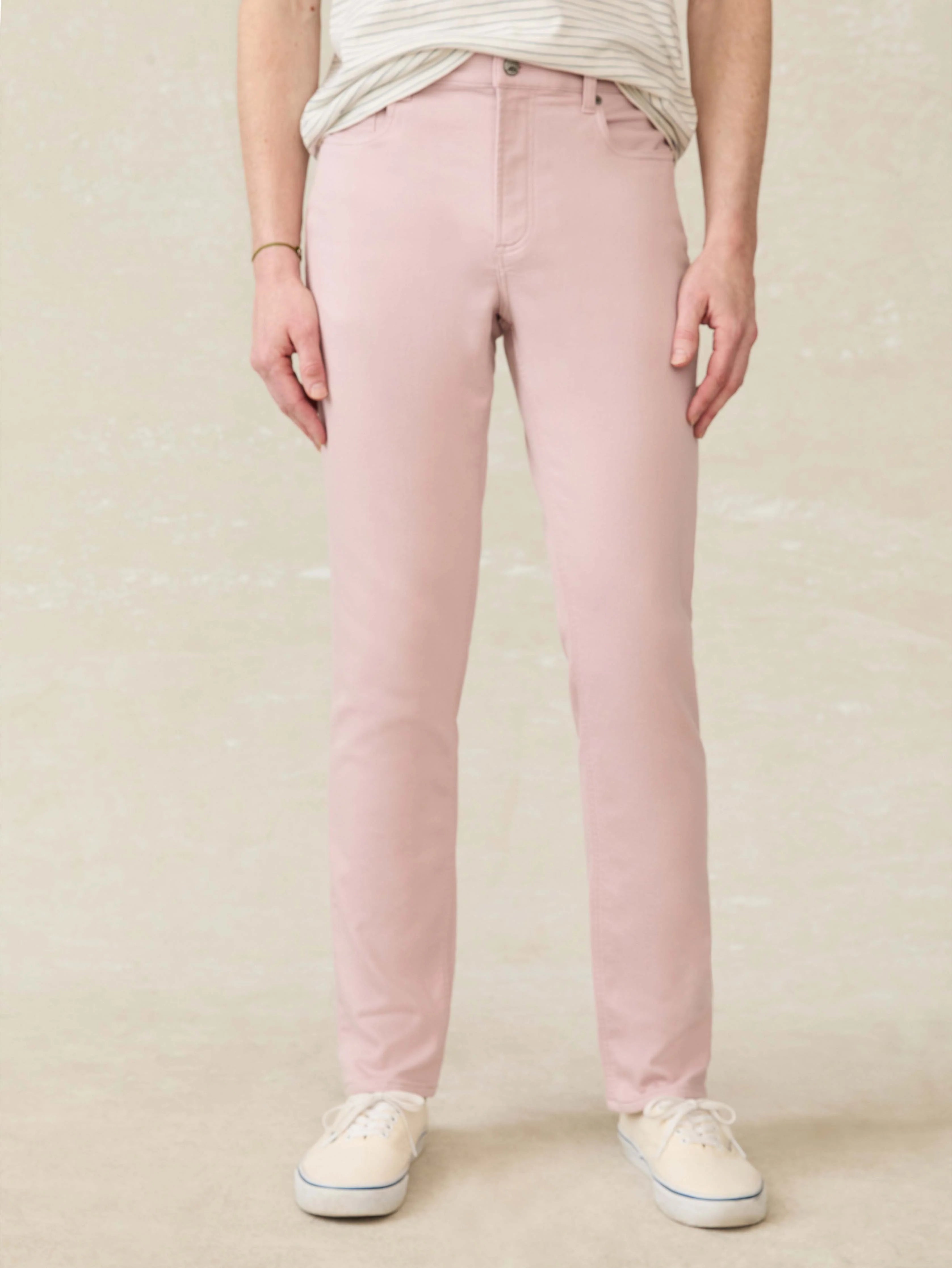 Stretch Terry 5-Pocket - Spring Quartz Main image